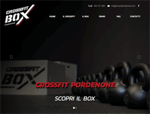 Tablet Screenshot of crossfitpordenone.com